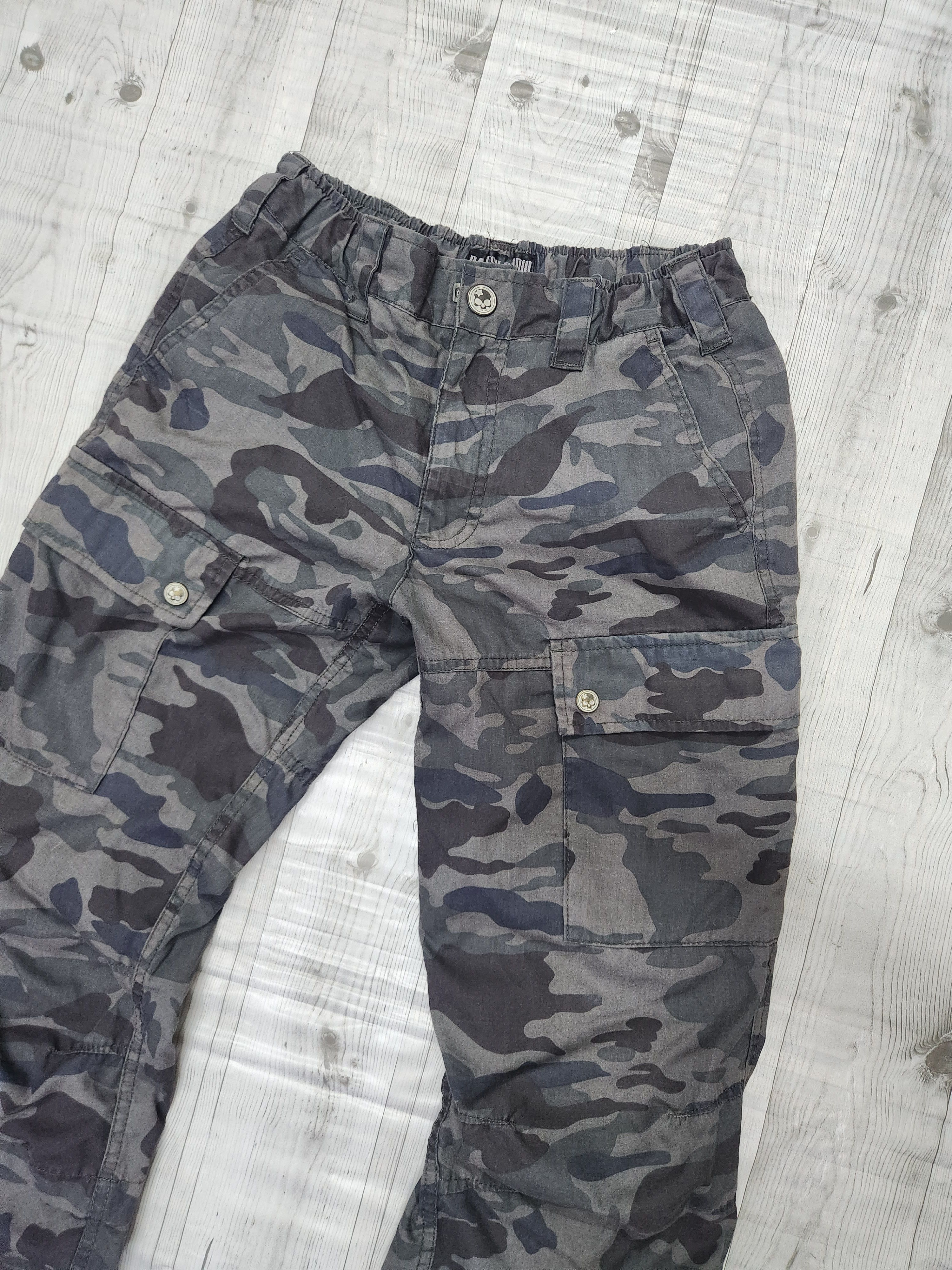 Japanese Brand - Batsu Studio Camouflage Skulls Button Cargo Pants - 1