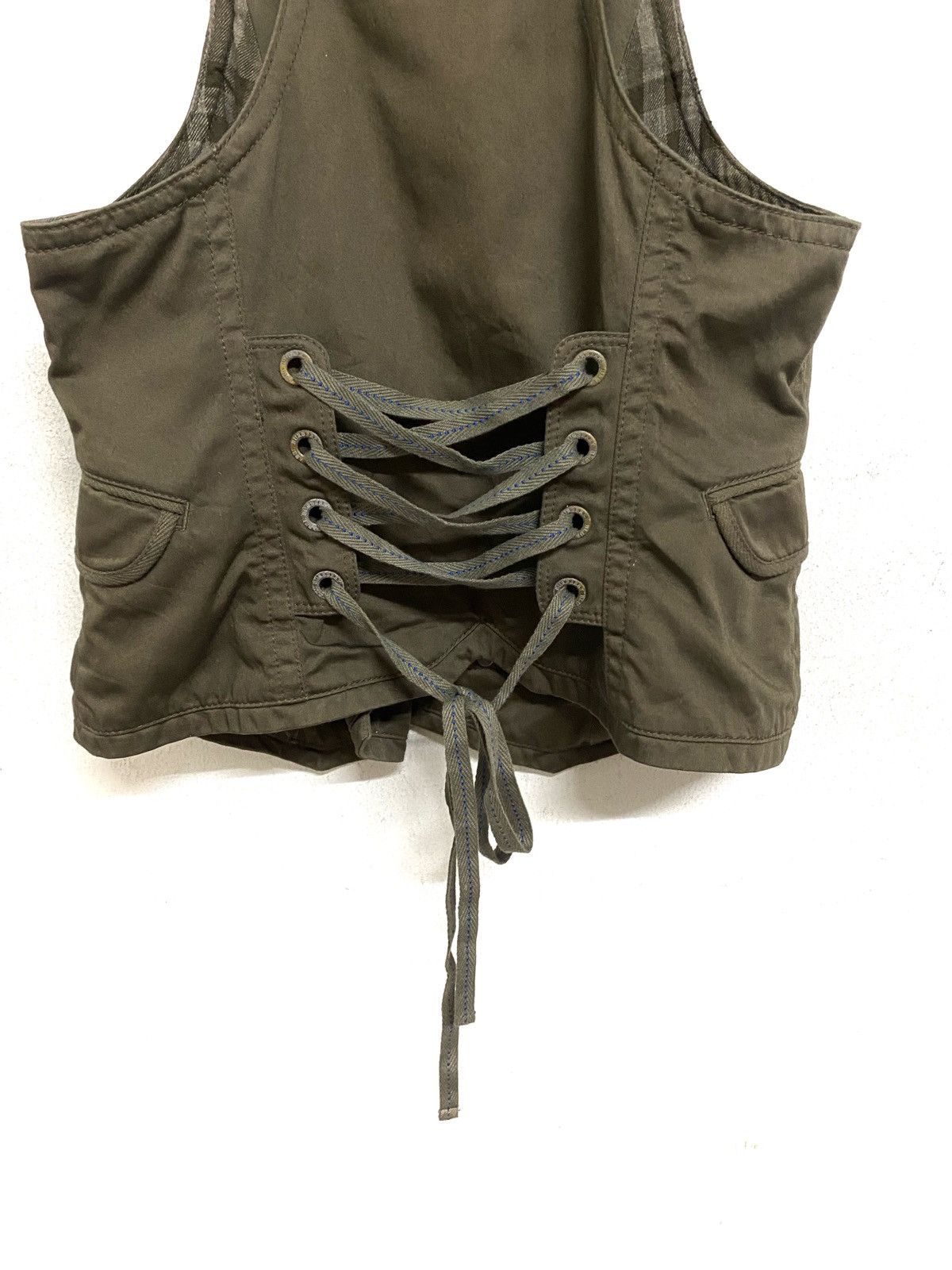 Burberry Blue Label Nova Check Vest Jacket Size 38 - 7