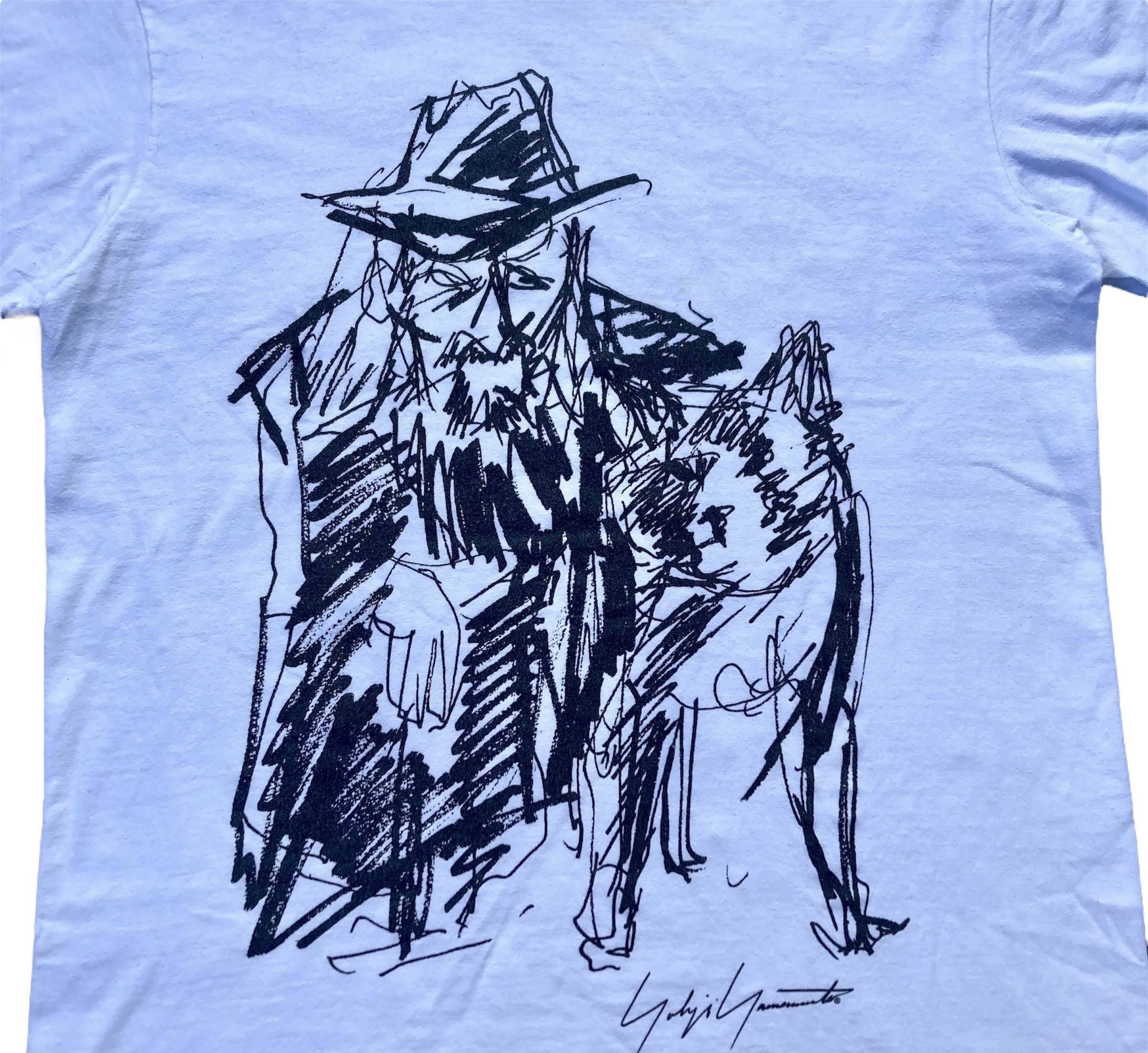 Scribble Portrait Tee Supreme Ｌ-