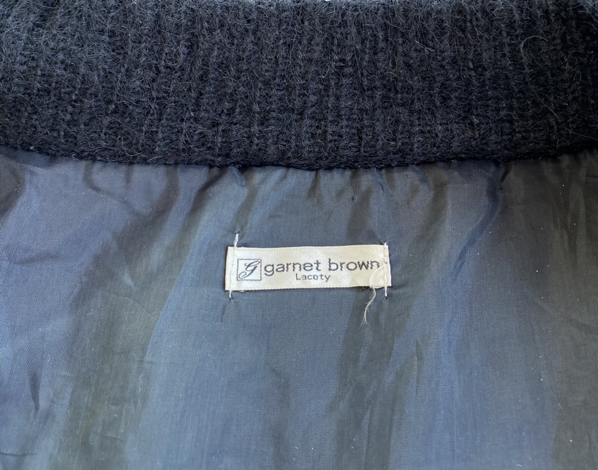 Avant Garde - Garnet Brown Mohair Wool Blend Sweater Cardigan by Lacoty - 10