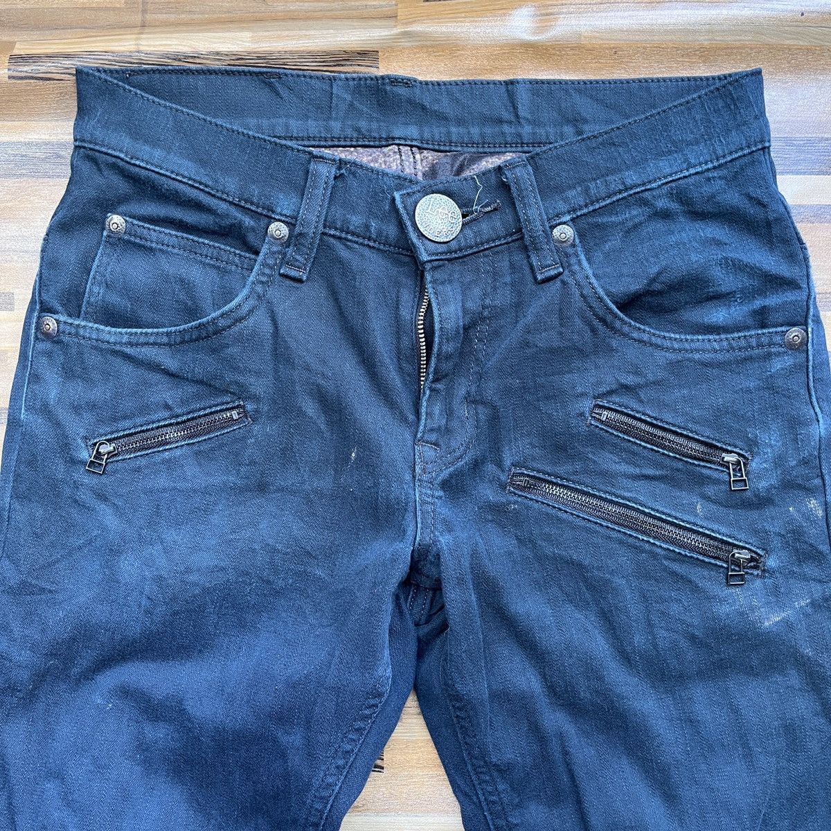 Multipocket Lee Rider Denim Jeans Vintage - 5