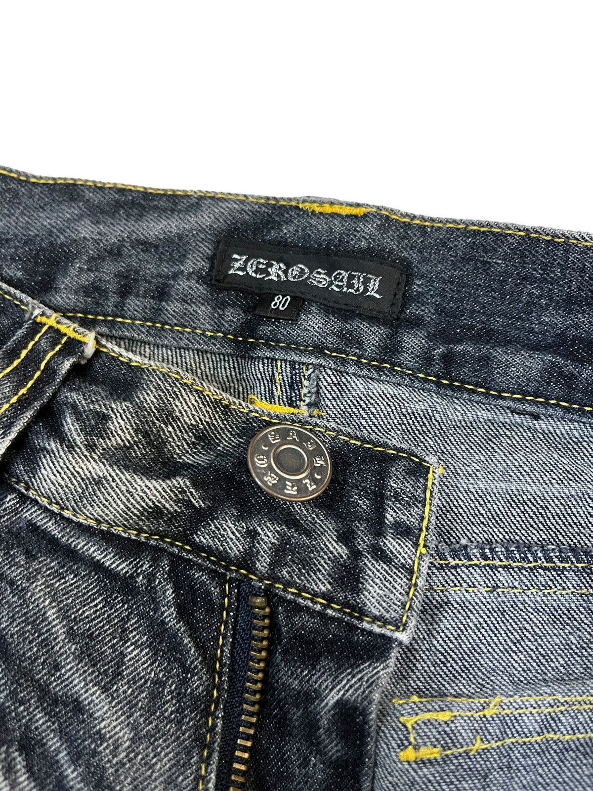 Vintage - Rare!! 🇯🇵Japanese Brand Zerosail Multi Pocket Flare Jeans - 6