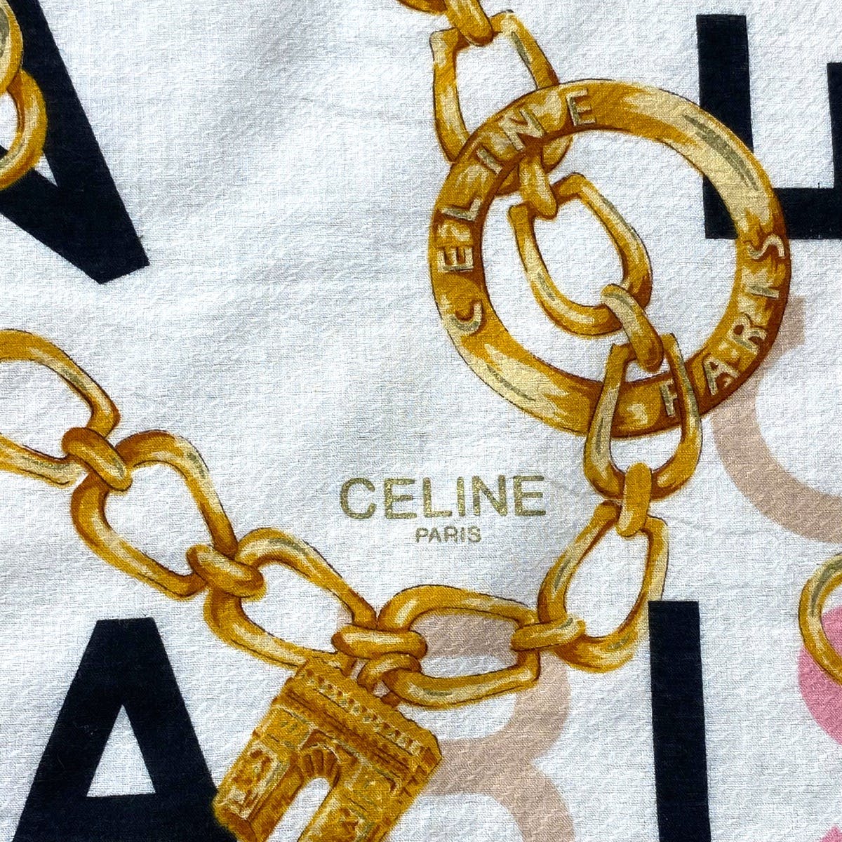 Celine Paris Handkerchief Neckerchief Bandana Headband - 6