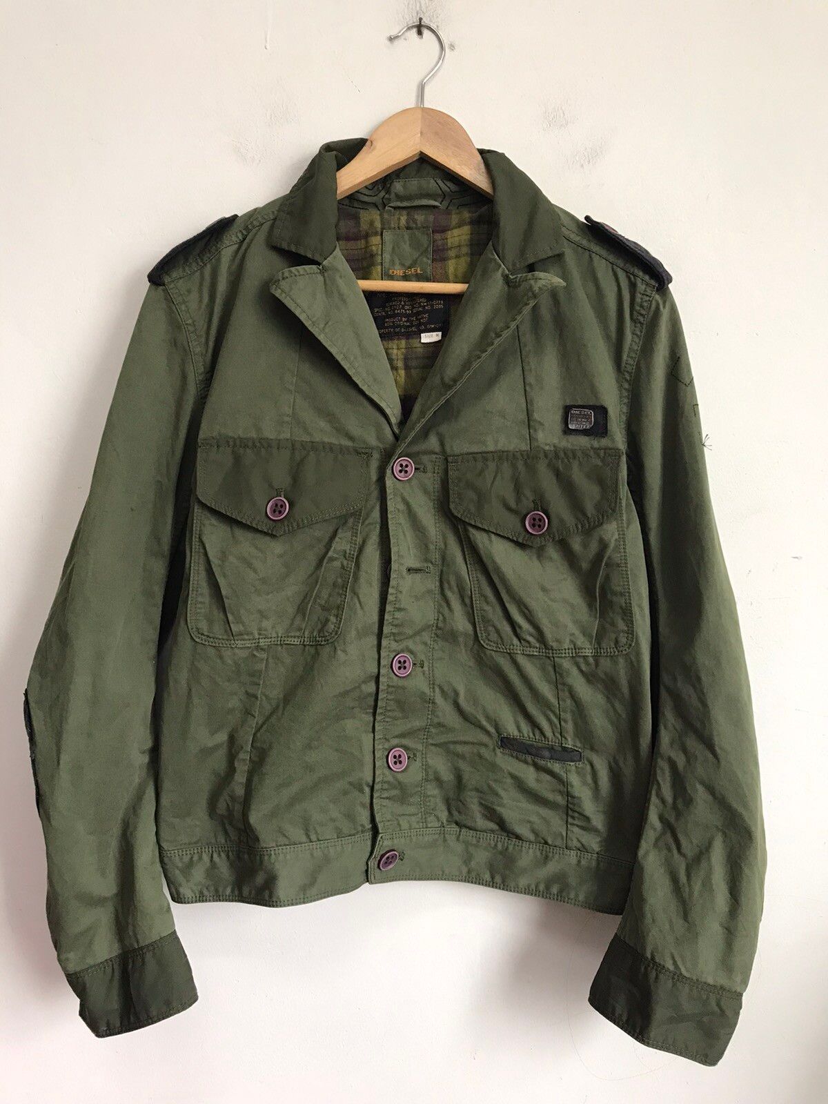 Vintage OG Diesel Army Jacketb - 1