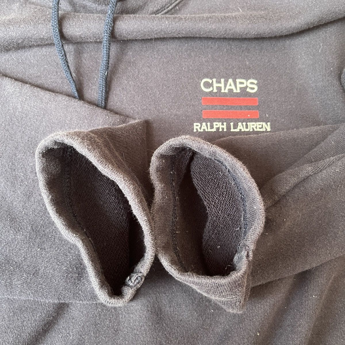 Vintage 90s Pullover Chaps Ralph Lauren Drawstring Sweater - 9