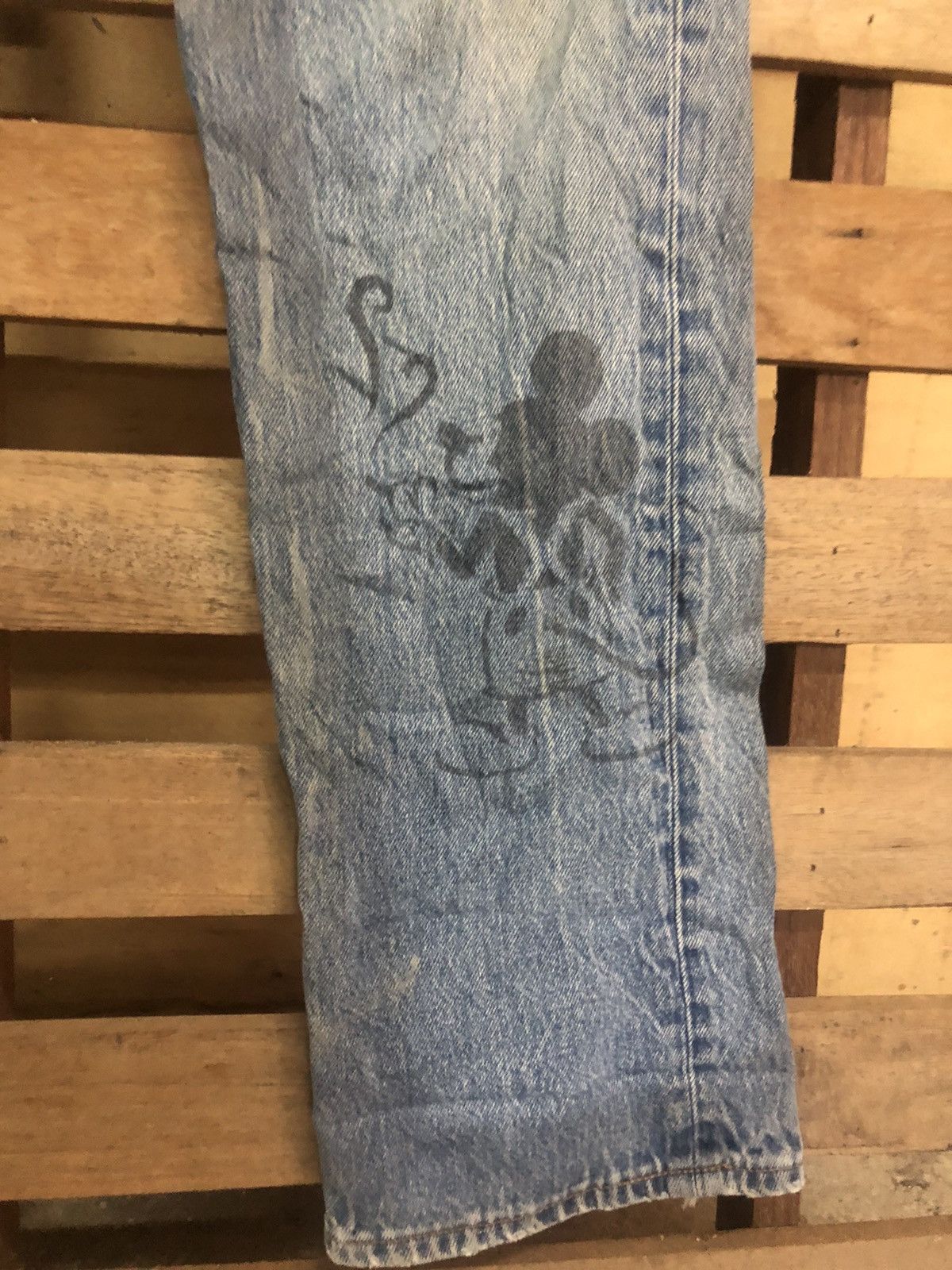 Rare Limited Edition 1997 Levi’s X Mickey Mouse Distressed - 11