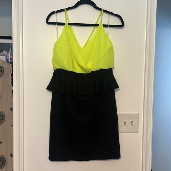 BLVD Neon Peplum Tank Dress - 3