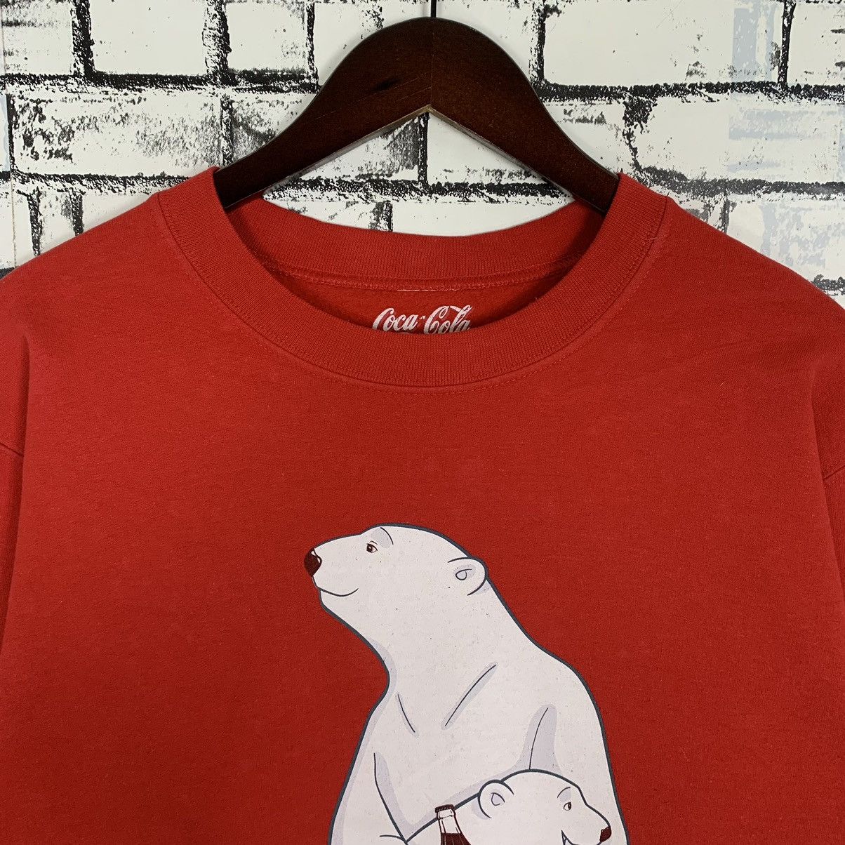 Vintage Coca Cola Polar Bear Sweatshirt Crewneck - 2