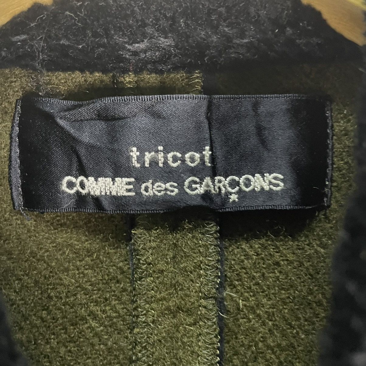 🔥AW96 Comme des Garçons Tricot Fur Button Jacket - 10