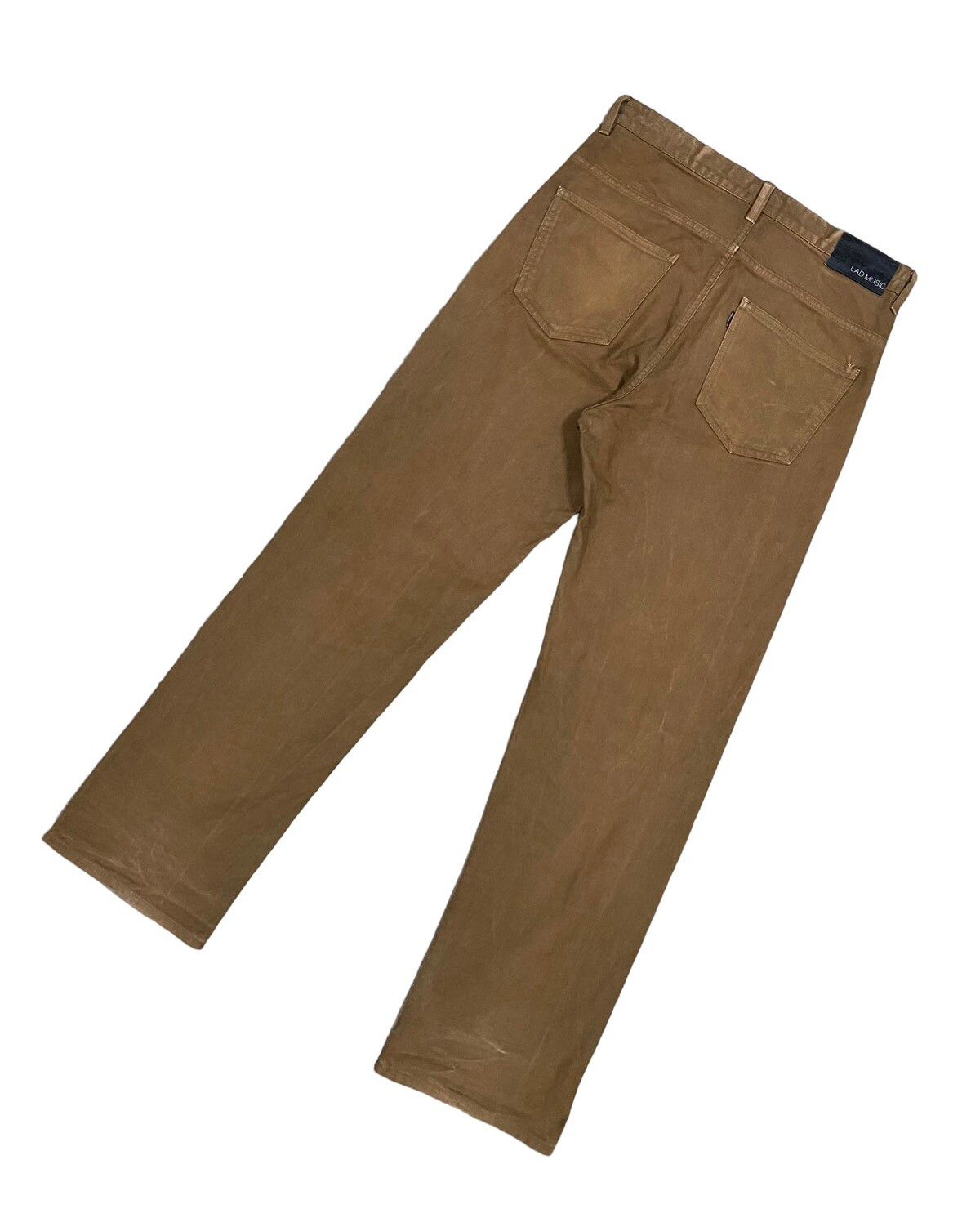 Lad Musician Brown Straight Cup Jeans Made In Japan - 15