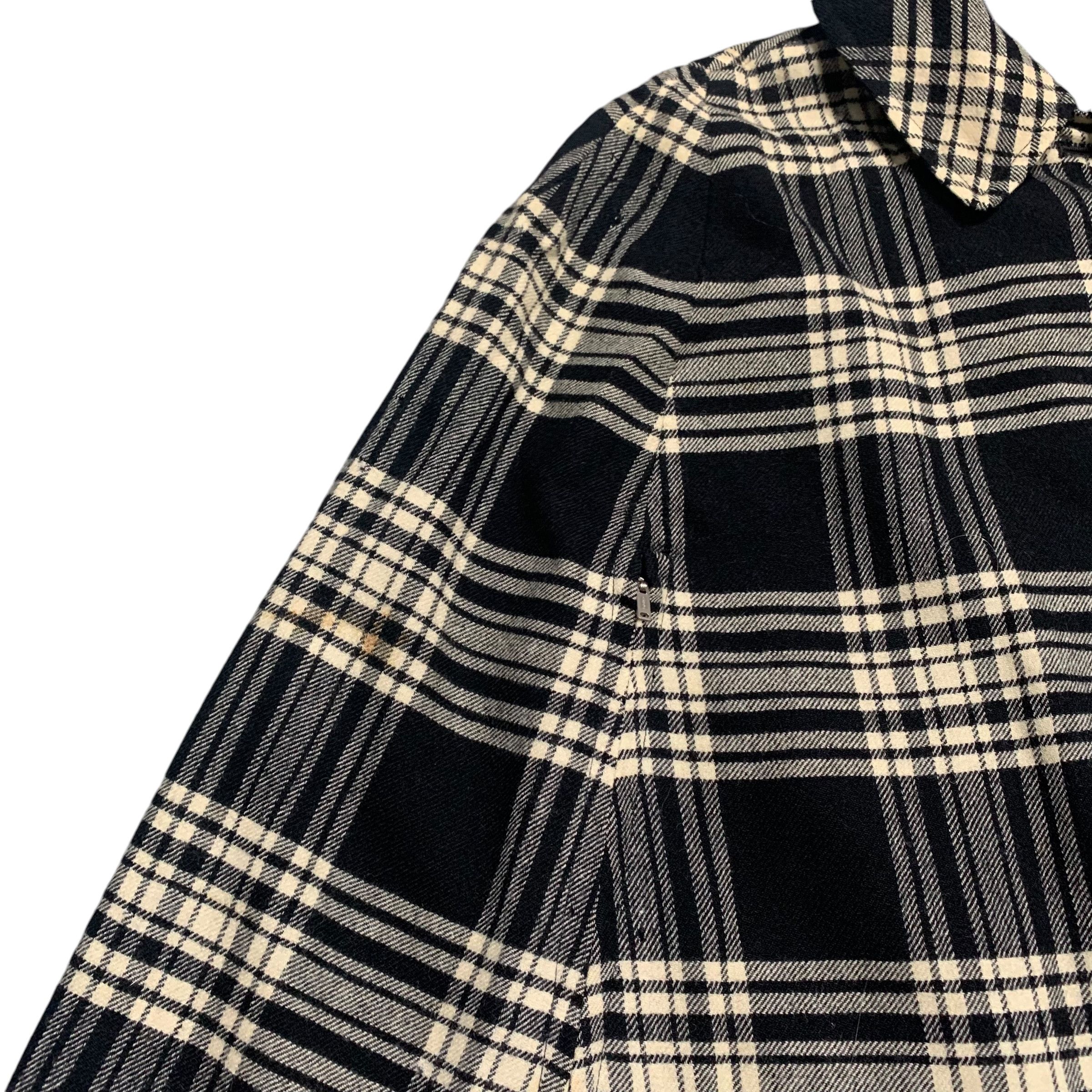 Vintage 80s Burberrys Tartan Reversible Poncho - 5