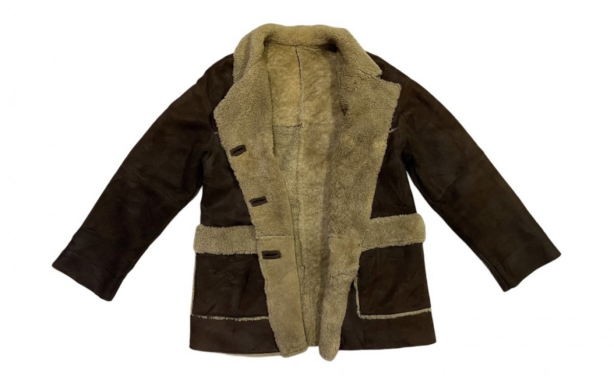 Italian Designers - Vintage Valencia Shearling Jacket Made in Italy - 1