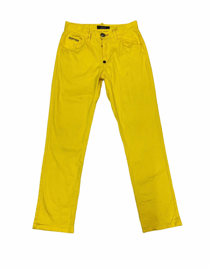 Philipp Plein Homme Limited Edition Logo Skull Denim Pants - 1