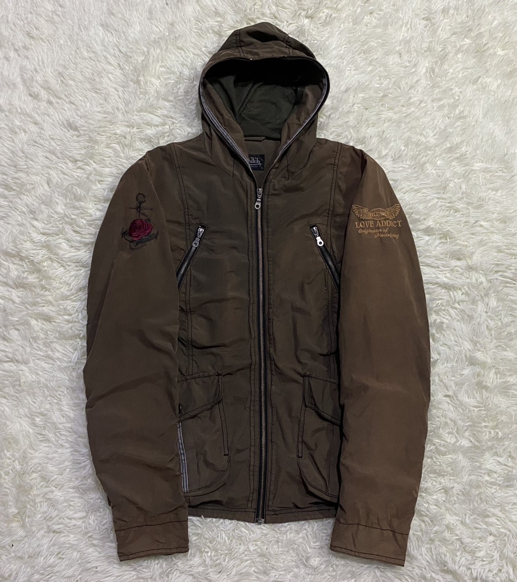 Von Dutch - Von Dutch Love Addict Faded Fullzip Fishtail Jacket - 3