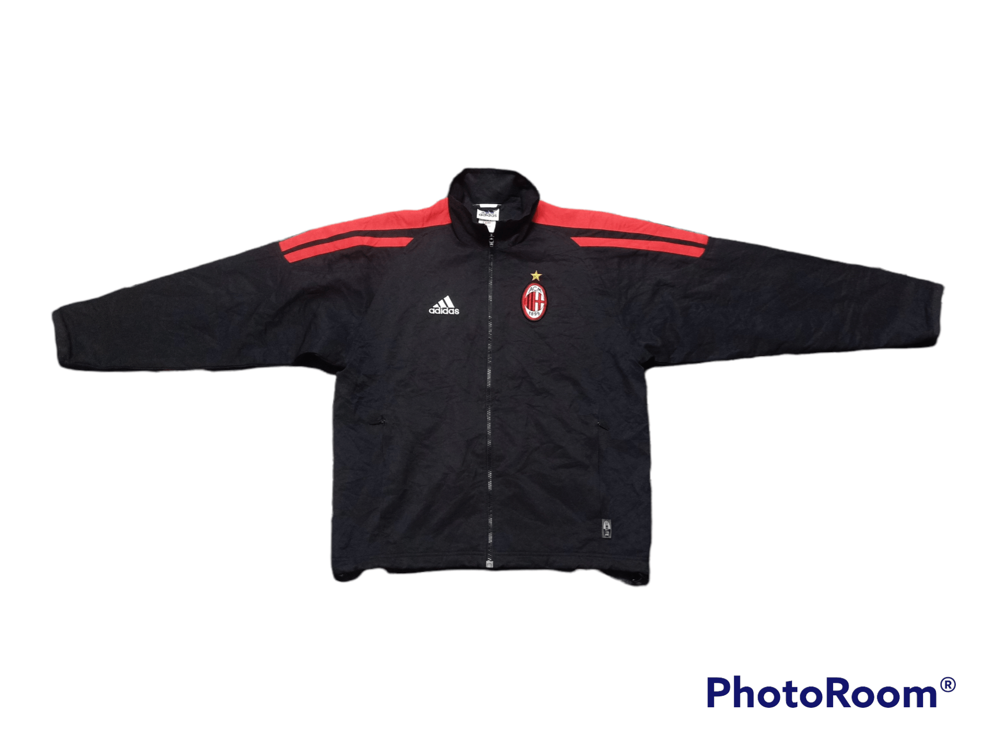 Soccer Jersey - Vtg Y2K AC Milan 01 Team Jacket - 1