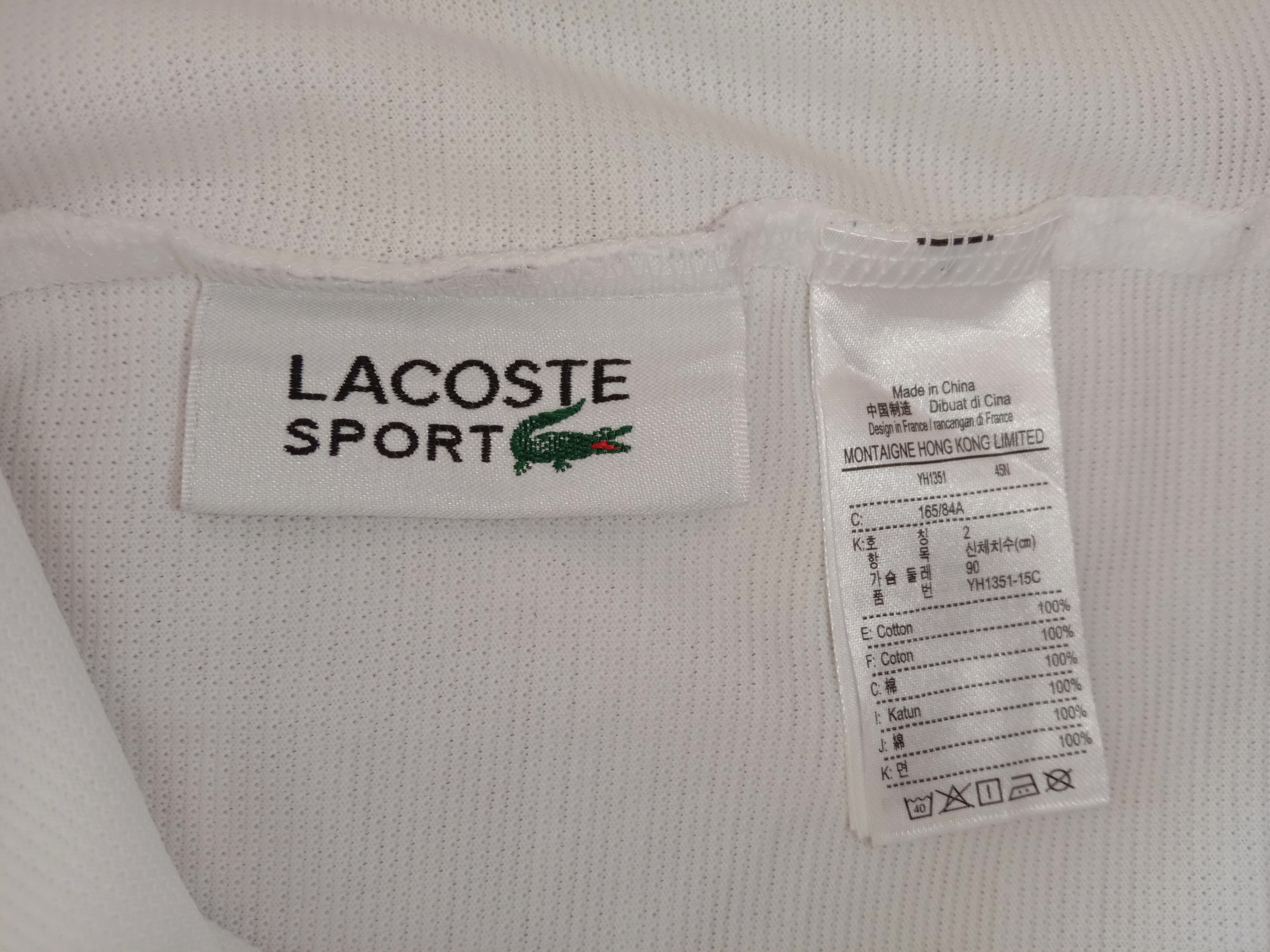 AWESOME AUTHENTIC LACOSTE POLO SPORT - 10