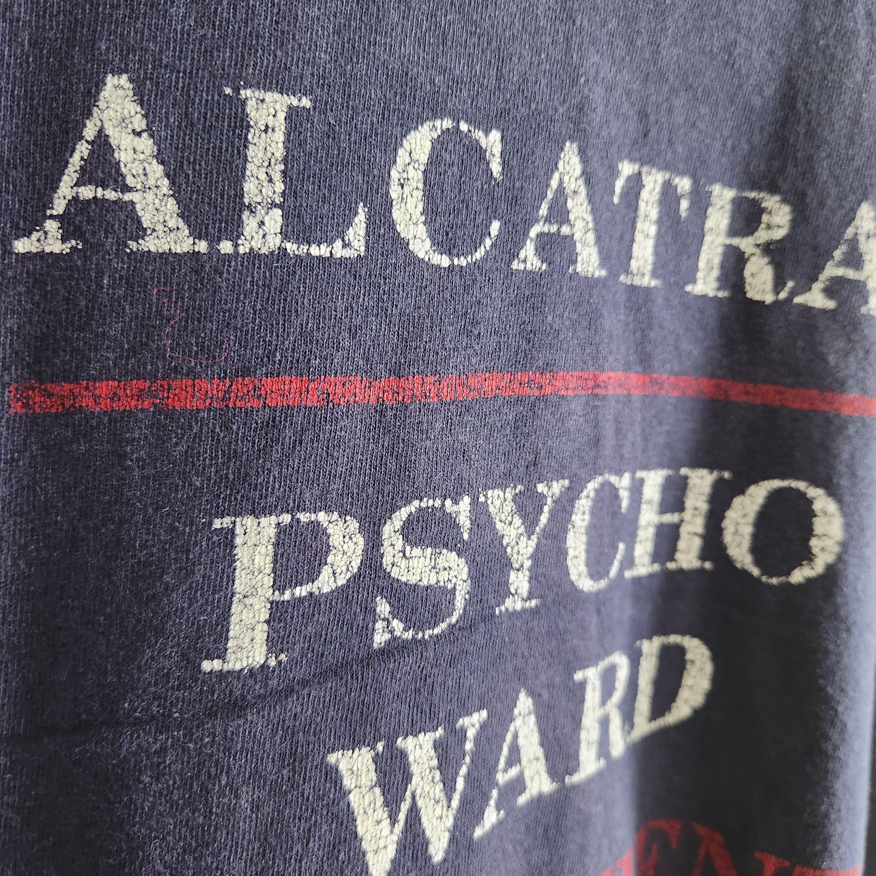 Fruit Of The Loom - Vintage Y2K Alcatraz Psycho Ward Outpatient TShirt - 10