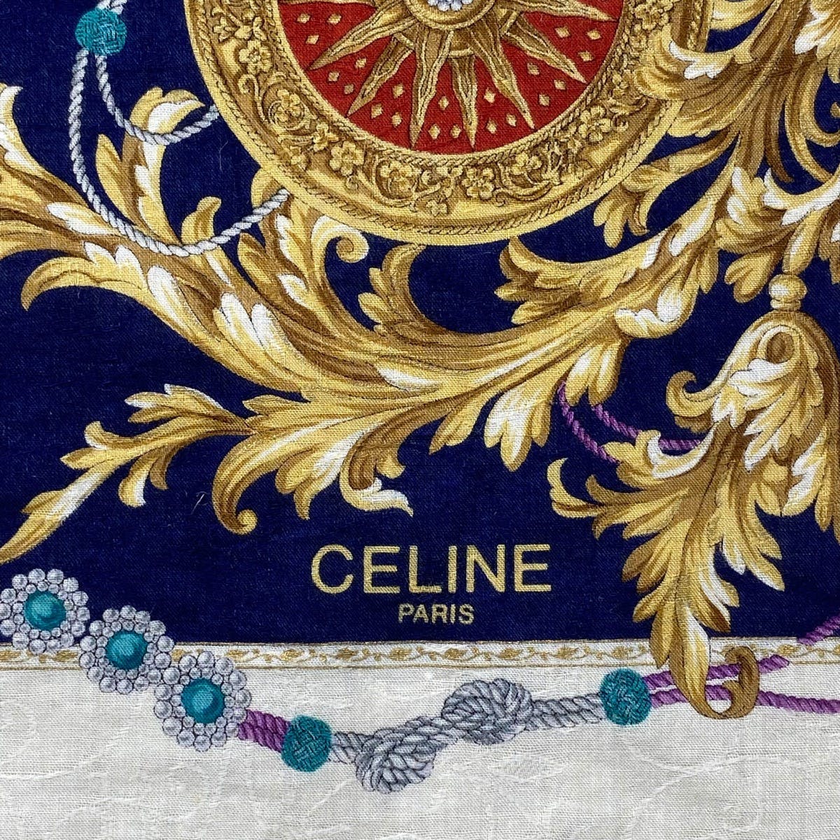 Celine Paris Handkerchief Neckerchief Bandana - 5