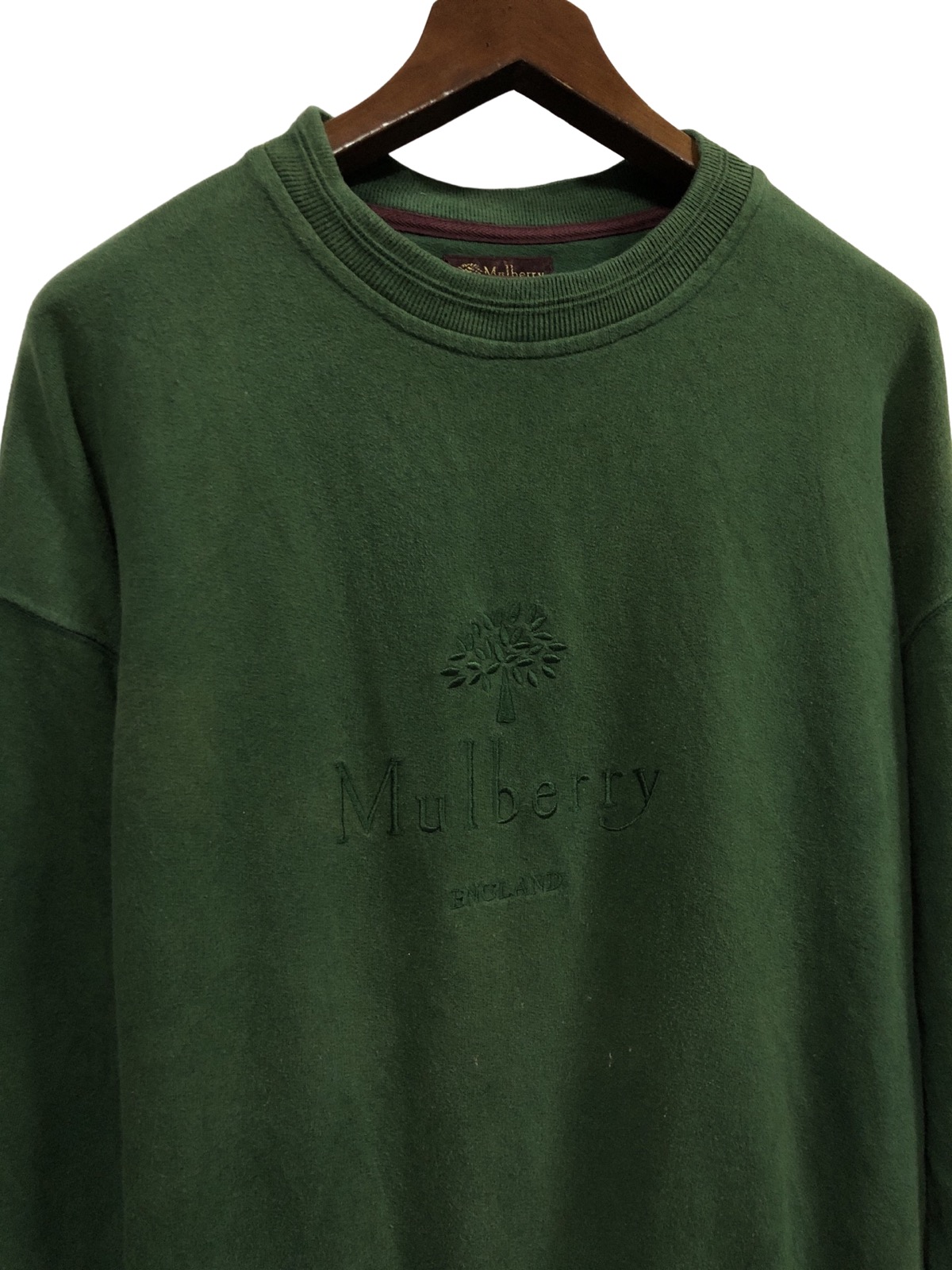 Mulberry Embroidery Logo Crewneck Sweatshirt - 1