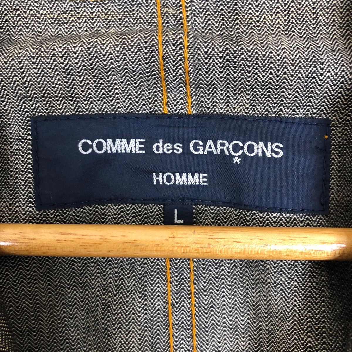 Vintage Comme Des Garcons Homme 204 S/S Denim Light Jacket - 8