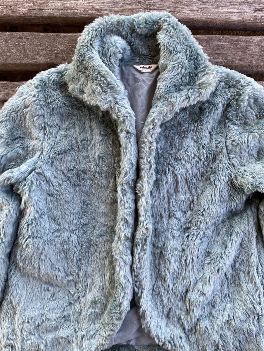 Street Fashion - Saburoku Worn Freely Deep Pile Fleece Jacket - 9