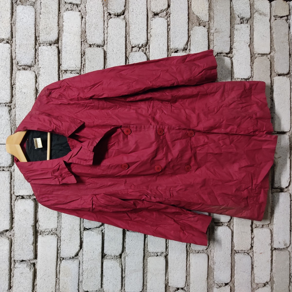 Agnes B. - Agnes B Made France Raincoat Long Jacket - 1