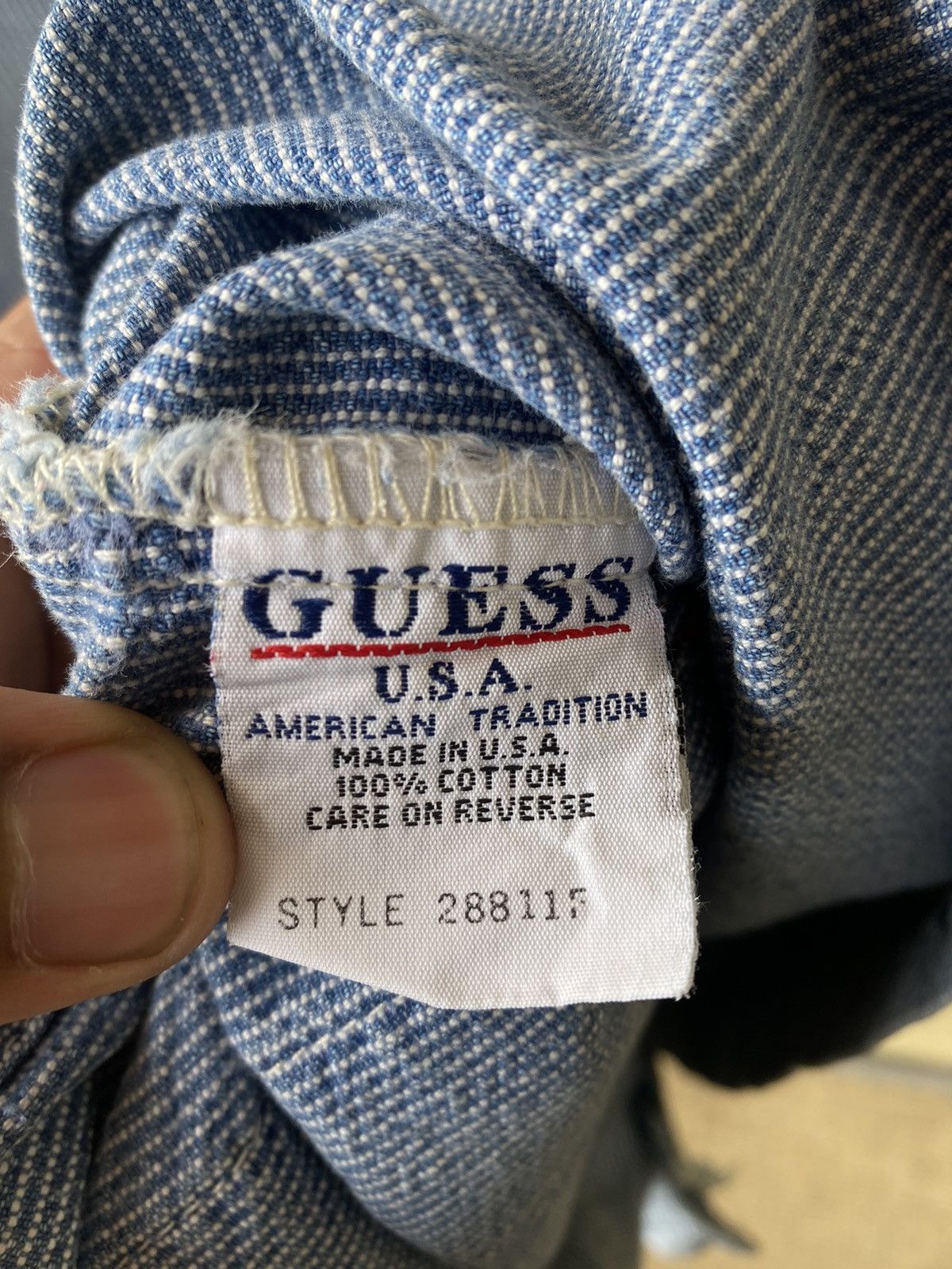 Vintage Guess Jeans Denim Trucker Jacket - 7