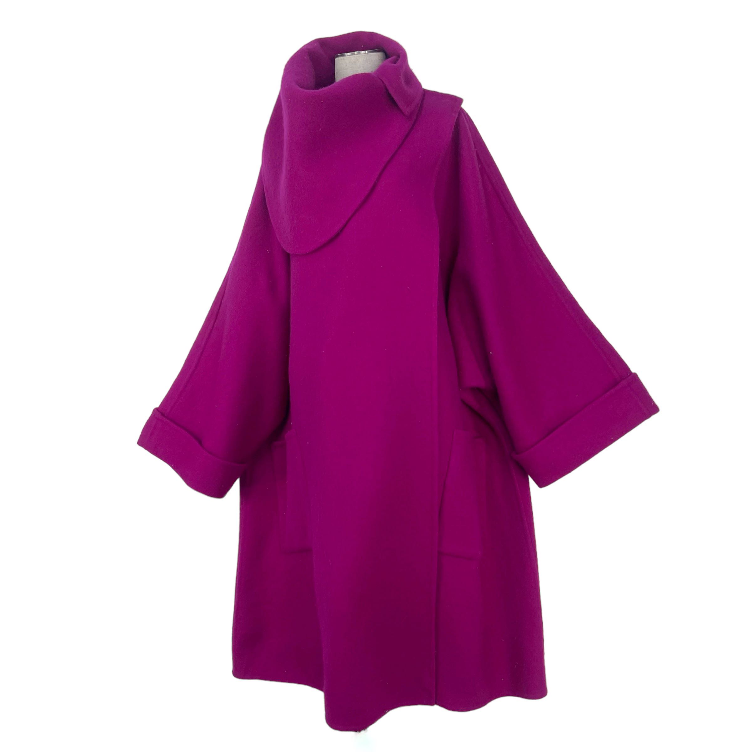 Runaway F/W 1987 Purple Wool Coat - 5