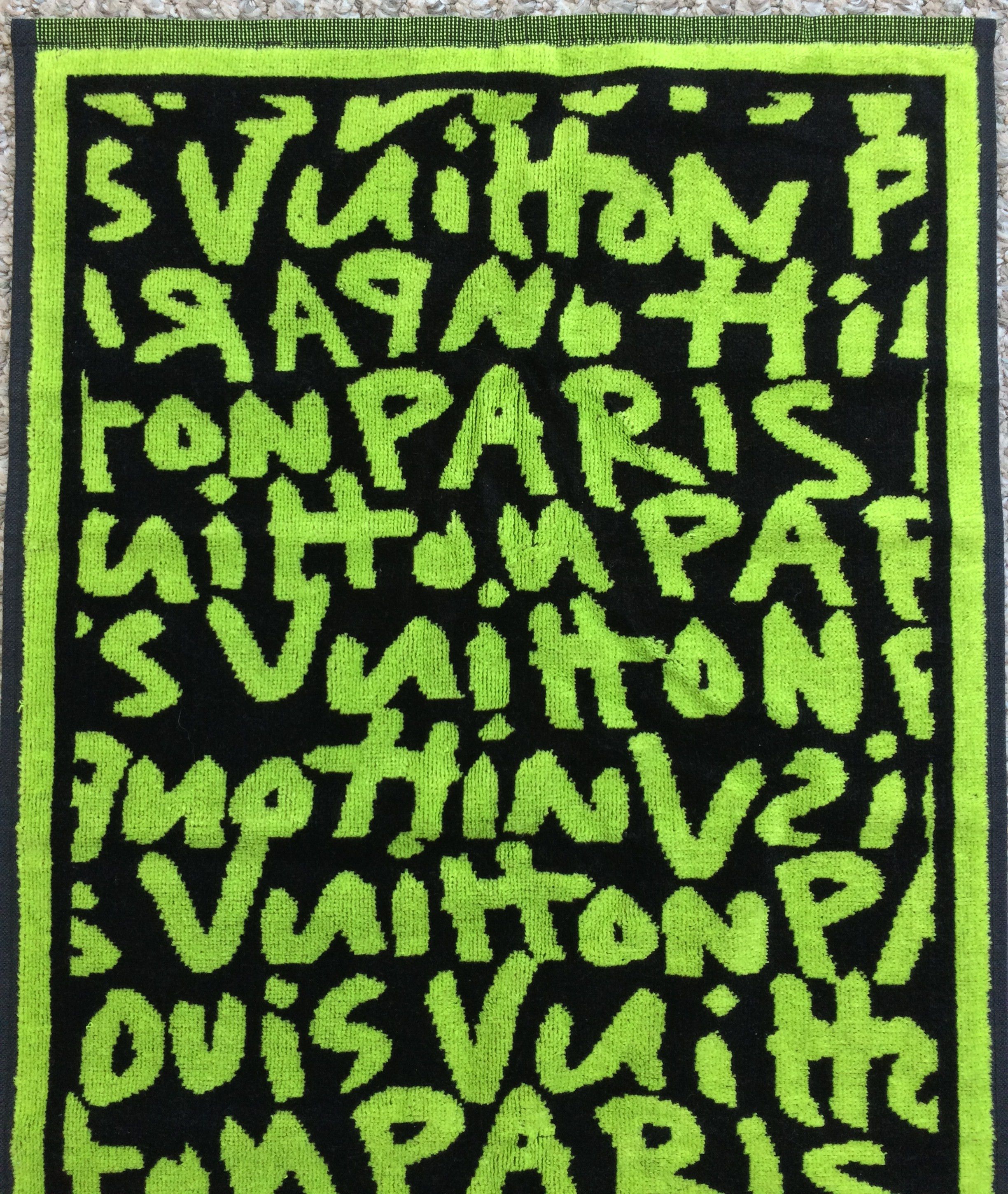 NEW F/W 2008 Louis Vuitton x Sprouse Graffiti Towel - 2