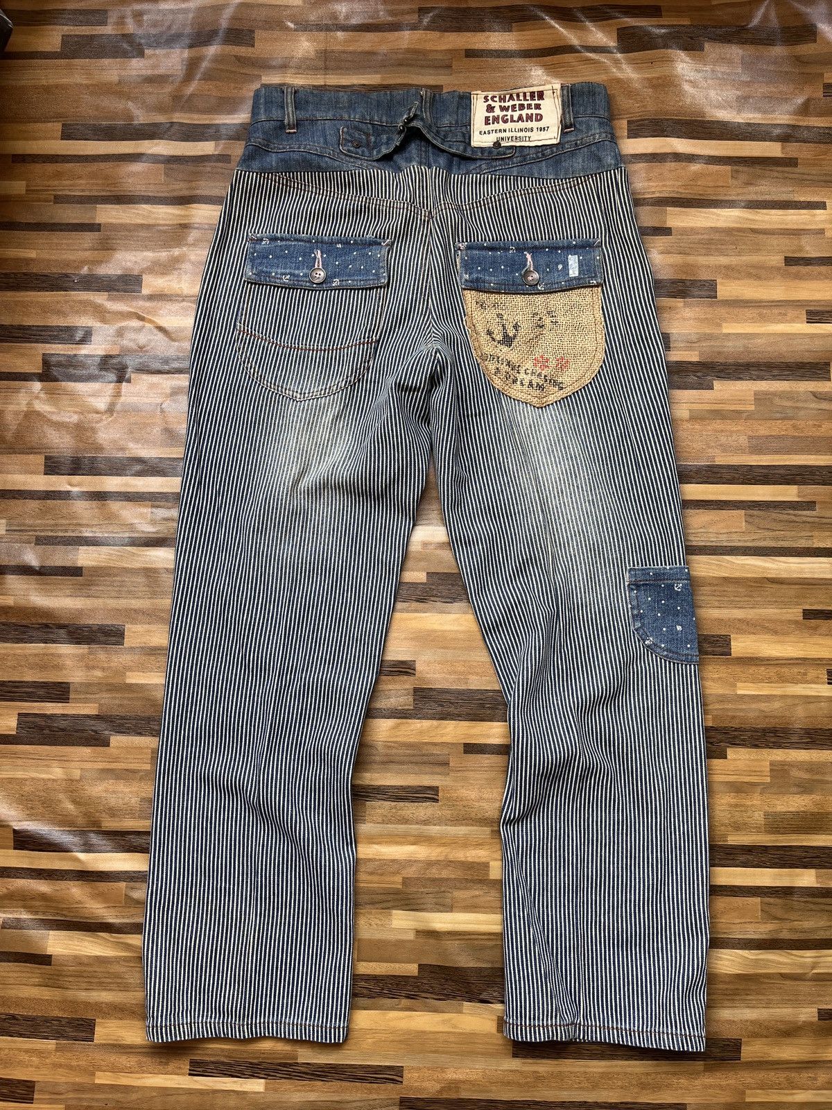 Vintage - Lime Inc Lot 9 Hickory Distressed Denim Jeans - 17