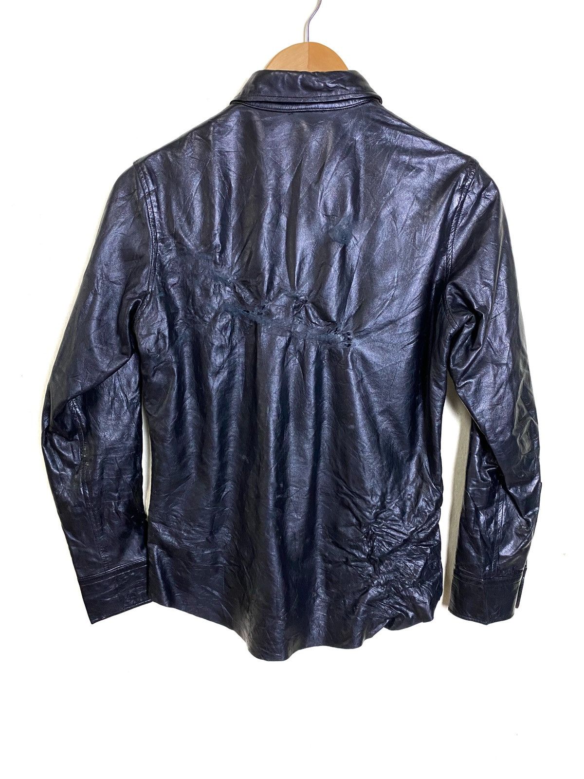 Vintage Y’s Yohji Yamamoto Leather Shirt - 8