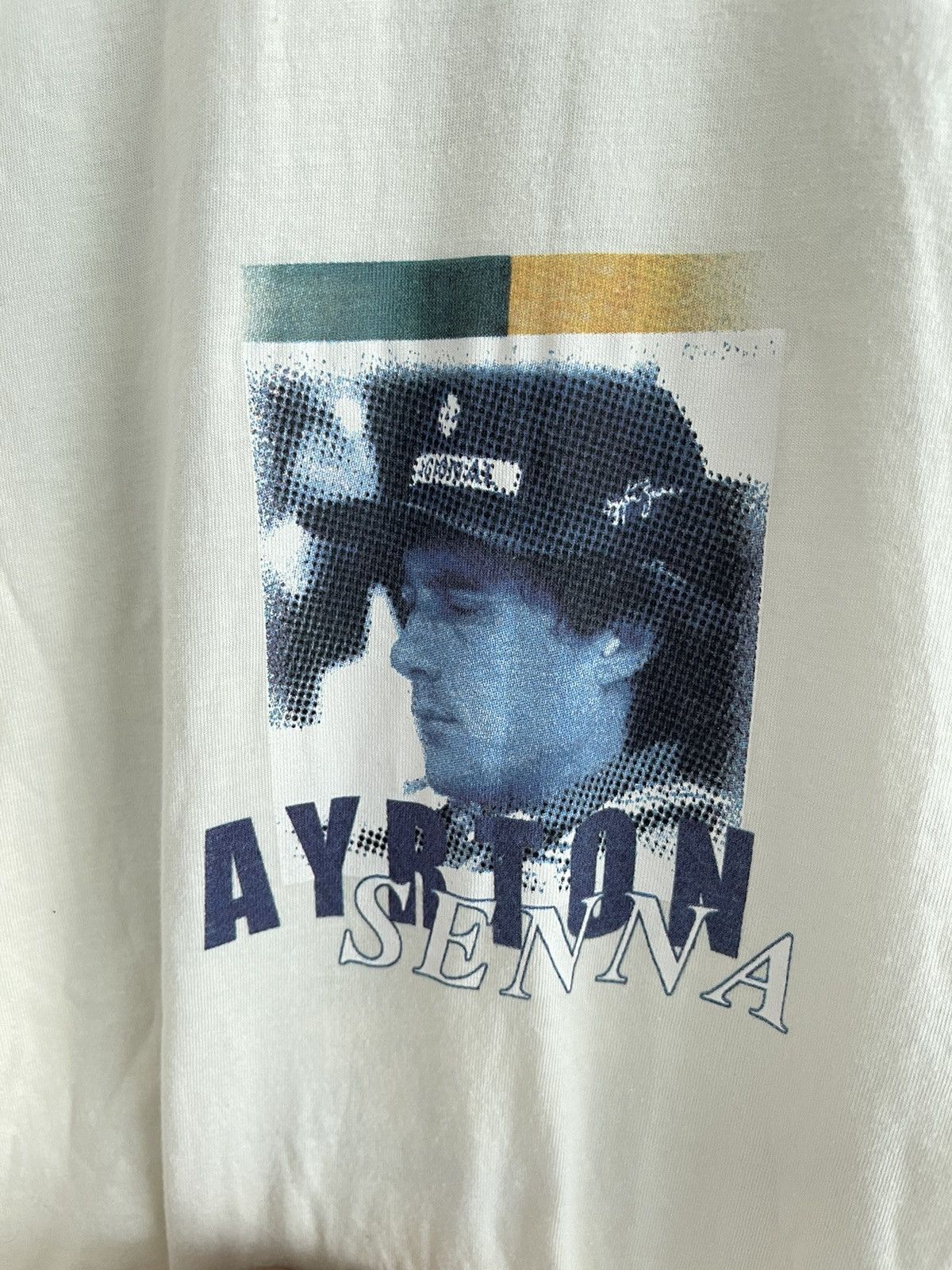 Vintage Ayrton Senna Racing collection tshirt - 7