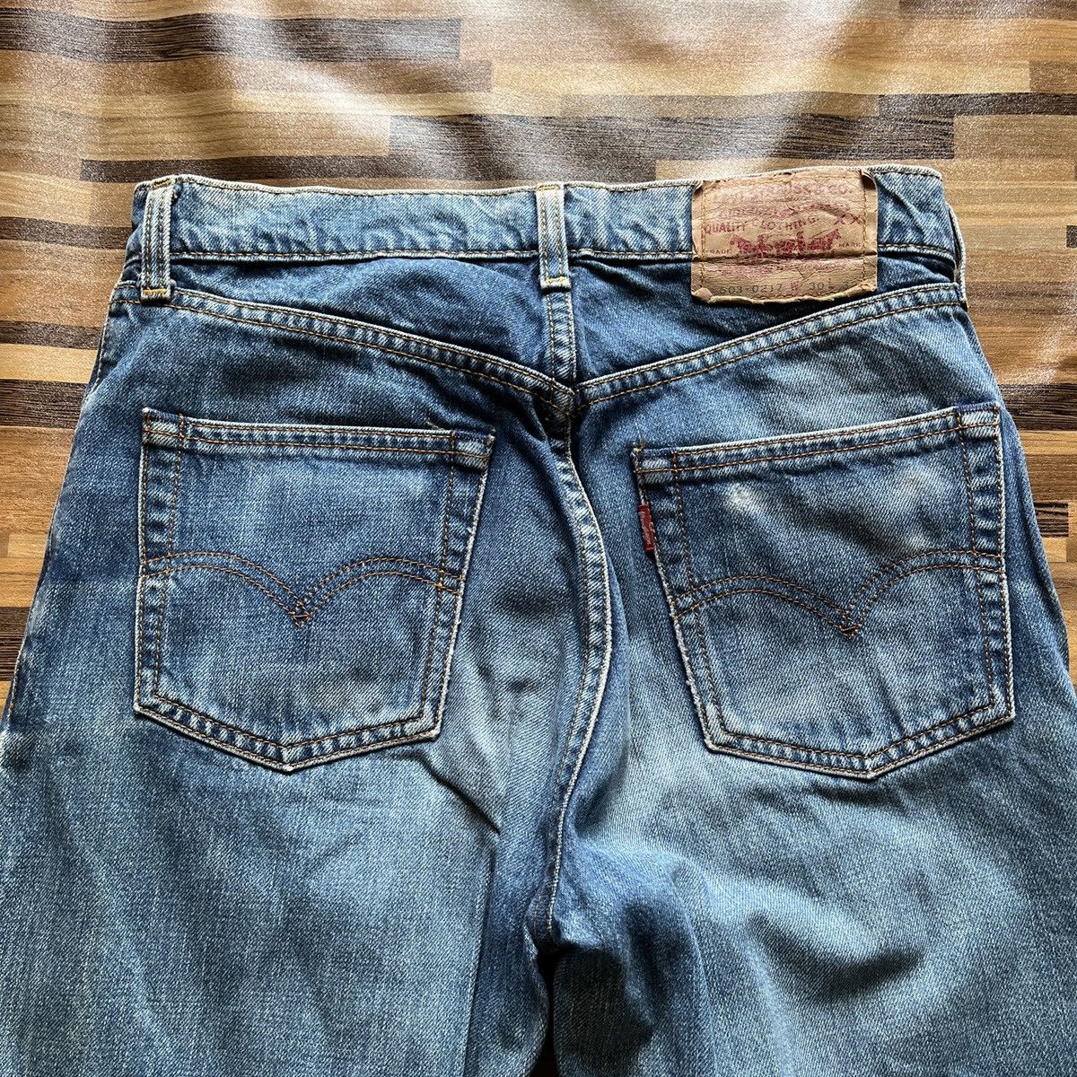 Vintage 1980s Levi's 603 Denim Jeans Straight Cut - 12