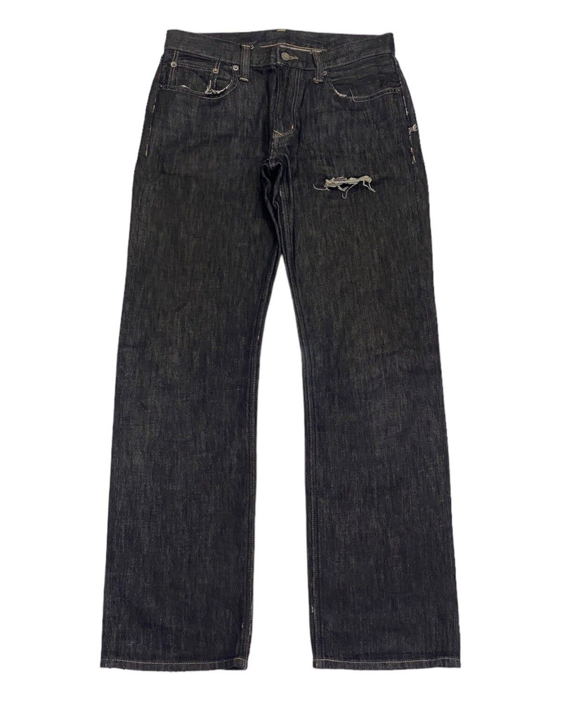 JAPANESE AVANT GARDE STYLE DISTRESSED DENIM JEANS - 1