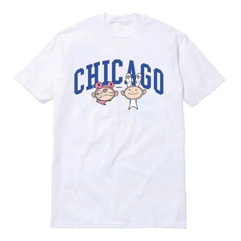 Takashi Murakami - Summer 2017 MCA Chicago “Friends” collegiate font tee - 6