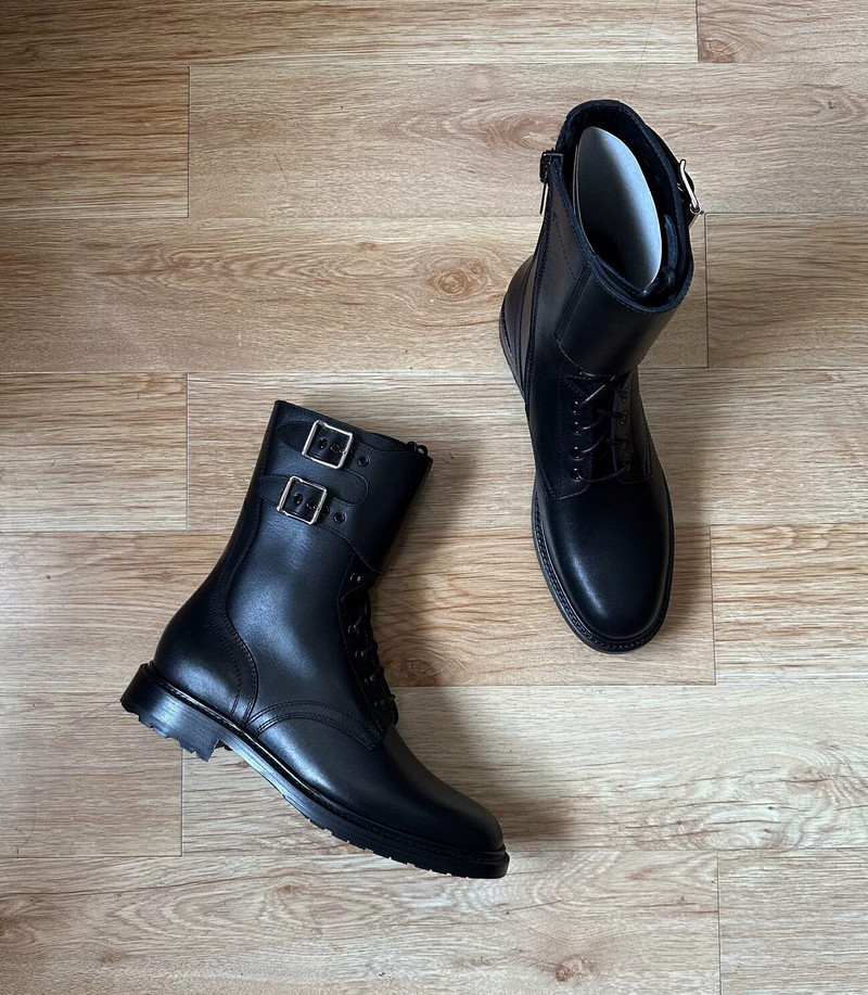 Celine FW22 RA02 ranger combat boots by Hedi Slimane - 1