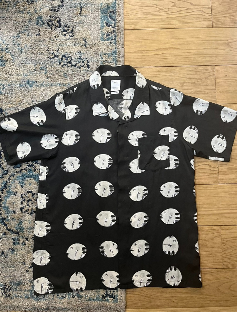 VISVIM FREE EDGE SHIRT S FISHY 18SS  - 1