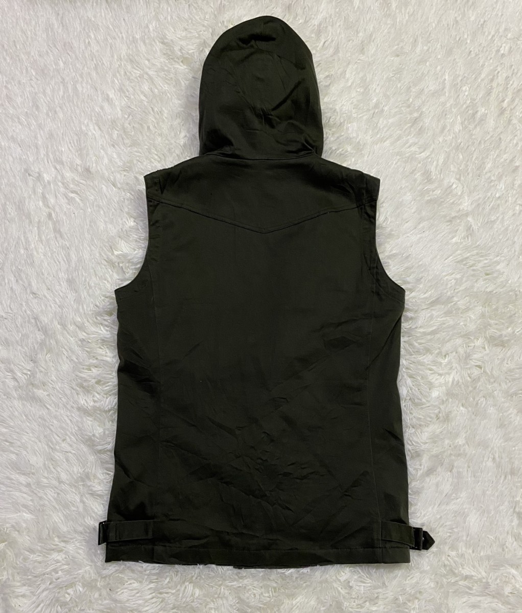 Japanese Brand - Semantic Design Sleeveless Hoodie Jacket - 8
