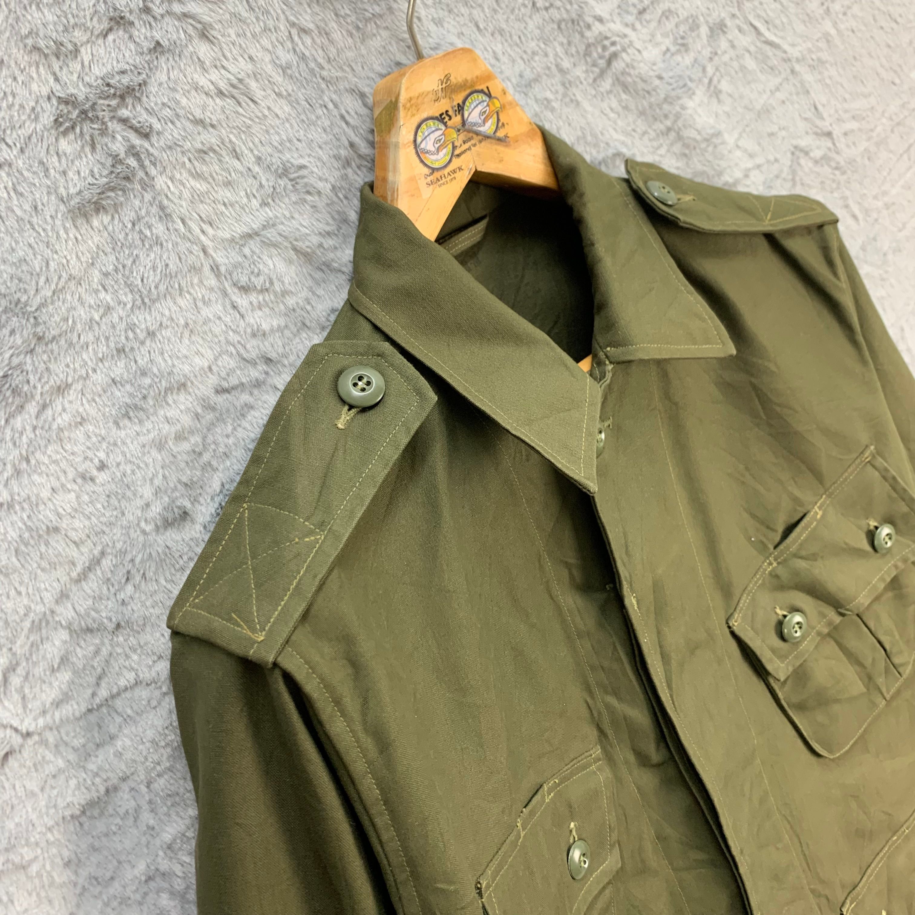 Vintage - Army Uniform Military Field Jacket / Chore Jacket #4400-152 - 4