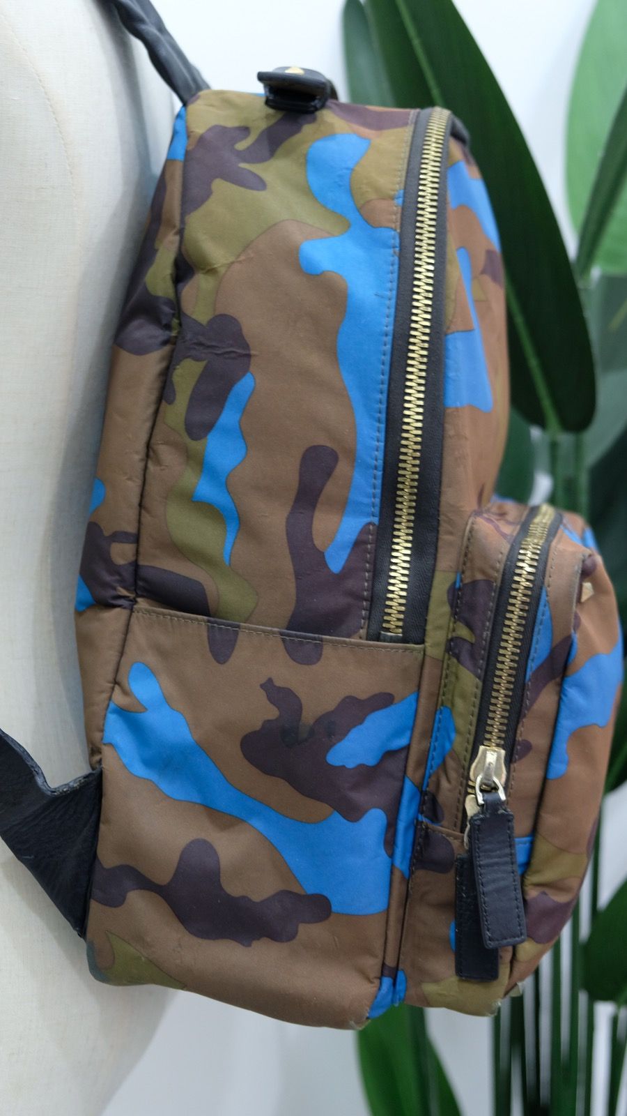 Valentino Garavani Camouflage nylon backpack - 4