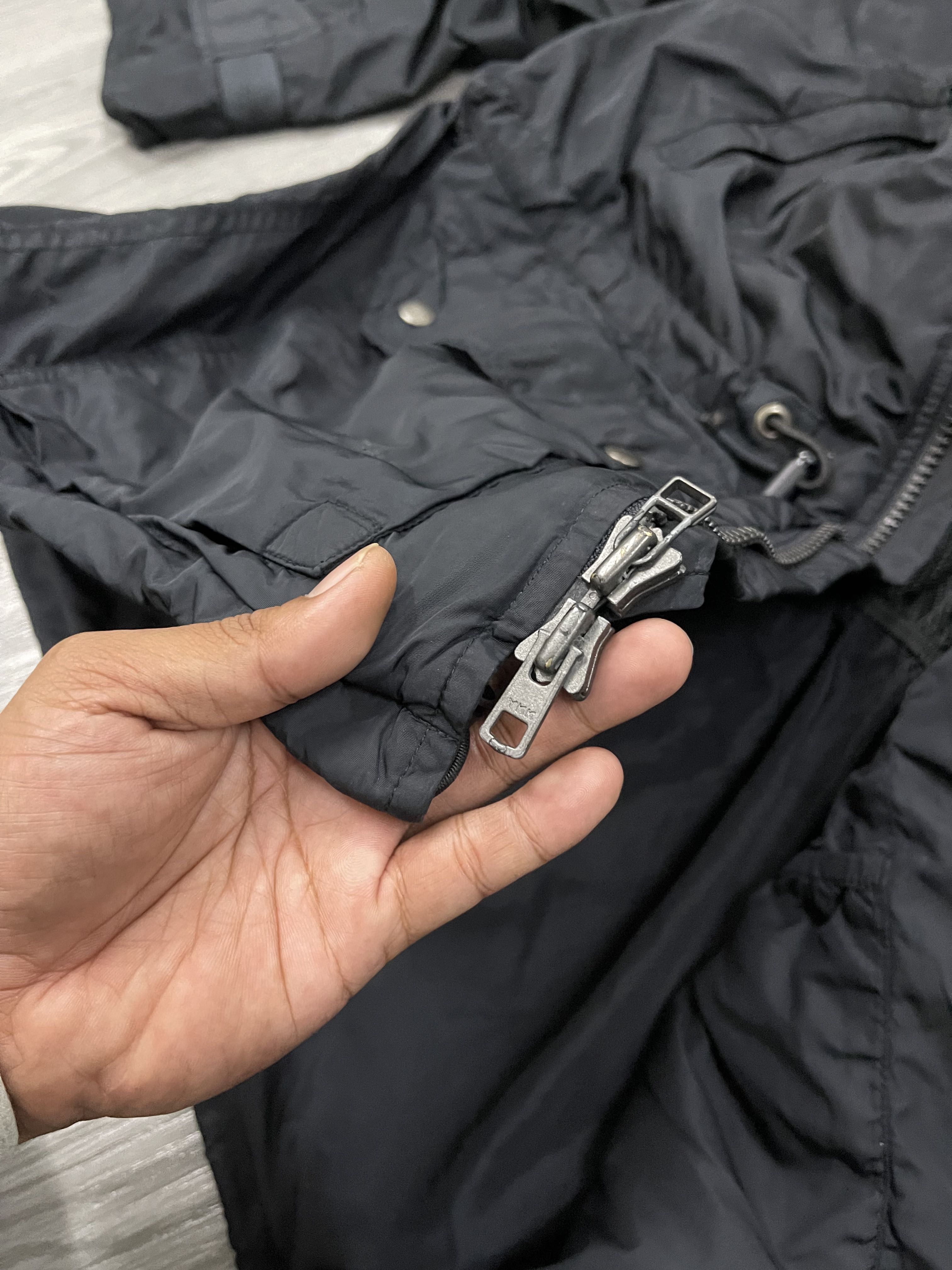 A/W 1997 Issey Miyake Black Tech Nylon Parka Jacket - 9