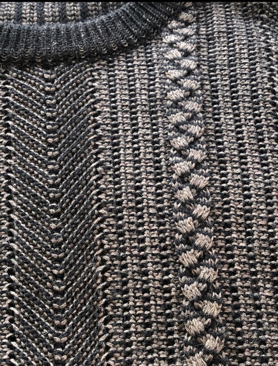 Alpaca & Merino Wool Cable Knit Sweater - 3