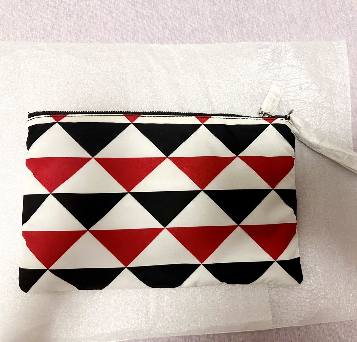 Prada Abstract Printed Pouch Handbag - 2