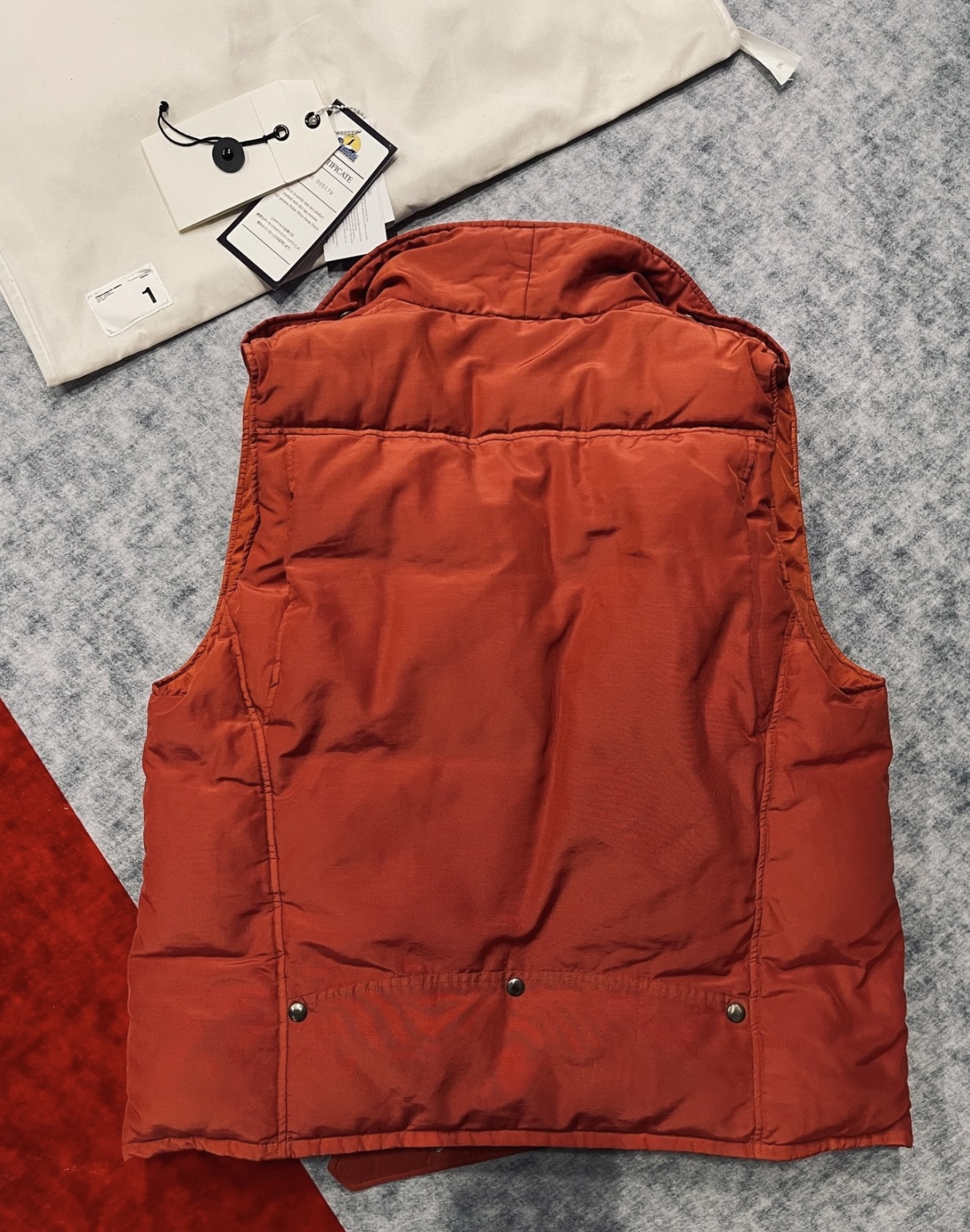 超レア】 visvim STURGES DOWN VEST RED サイズ1 | www.terrazaalmar