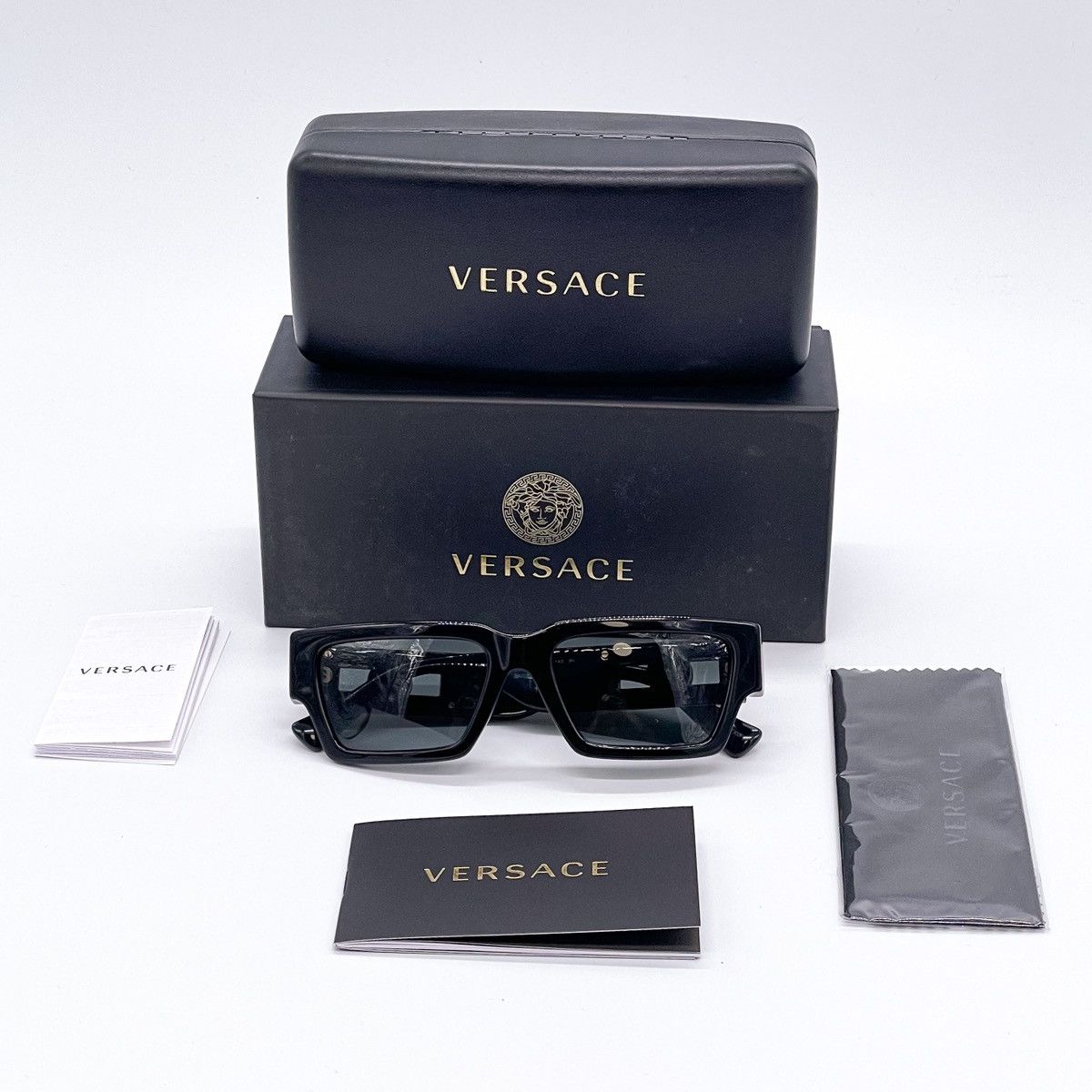 NEW VERSACE SQUARE VE4459 GB1/87 SUNGLASSES MOD 4459 - 9