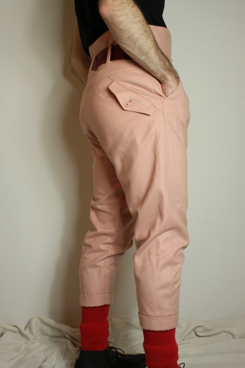 AW17 Neuromantika Pink Sample Pants - 597PAM1 - 6
