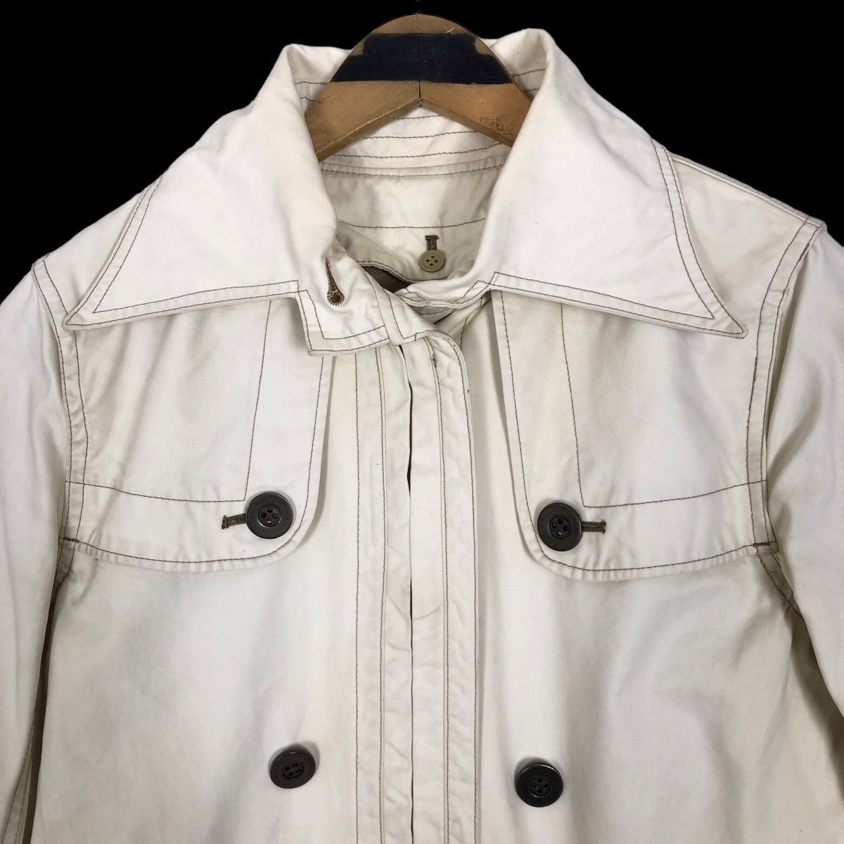 Vintage Hysteric Glamour Cotton Canvas Trench Coat - 10