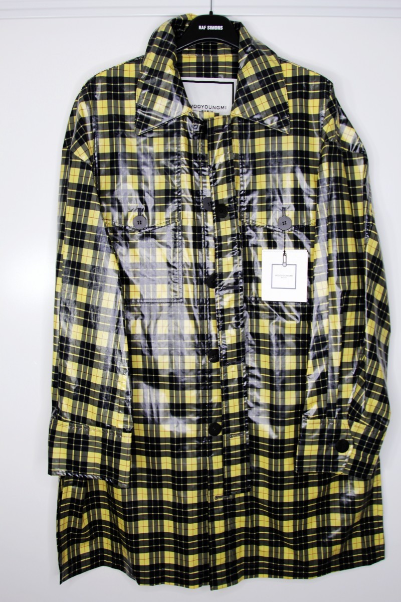 BNWT SS19 WOOYOUNGMI CHECKED BUTTON COAT 48 - 2