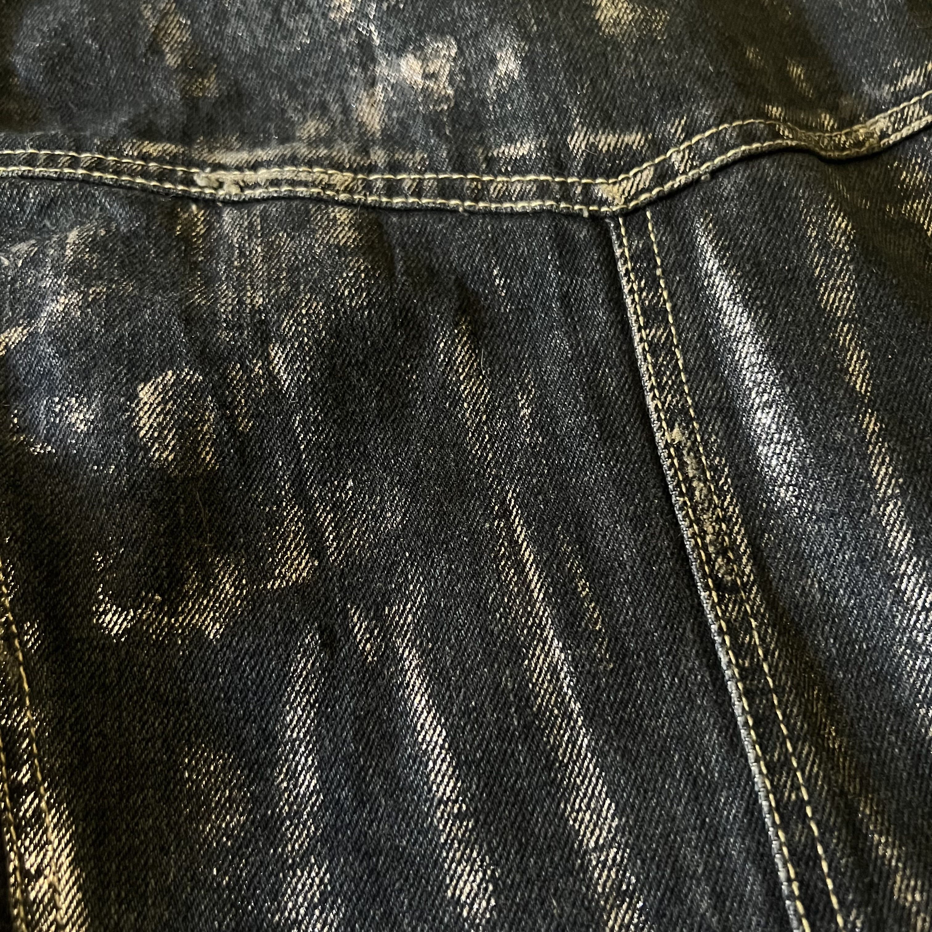 JSG Tokyo Silver Waxed Denim Jacket - 4