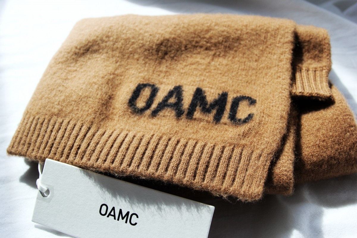 BNWT AW20 OAMC WHISTLER SCARF IN TOFFEE - 5